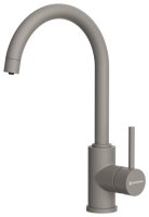 Смеситель для кухни OMOIKIRI Shinagawa 2 Plus GR 4994406 с подключением фильтра, leningrad grey