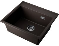 Кухонная мойка OMOIKIRI Daisen 57-ES 4997310 57x51 из искусственного гранита, espresso