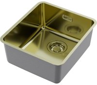 Кухонная мойка OMOIKIRI Omi 37-U/Ultra-LG 4997400 37x41.5 стальная, светлое золото