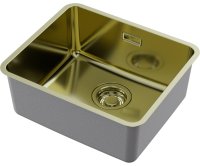 Кухонная мойка OMOIKIRI Omi 43-U/Ultra Mini-LG 4997403 43x37 стальная, светлое золото