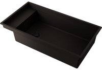 Кухонная мойка OMOIKIRI Kinaru 86-U/I MO 4997454 86x46 из искусственного камня, мокко