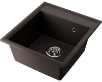 Кухонная мойка OMOIKIRI Daisen 46-ES 4997489 46x51 из искусственного гранита, espresso