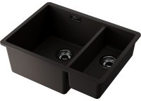Кухонная мойка OMOIKIRI Kata 55-2-U-ES 4997500 55x42 из искусственного гранита, espresso
