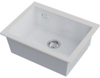 Кухонная мойка OMOIKIRI Omishima 60-U-WH Glossy 4997512 60x48 керамическая, белый глянцевый
