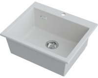 Кухонная мойка OMOIKIRI Omishima 60-WH Matt 4997543 60x51 керамическая, белый матовый