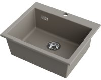 Кухонная мойка OMOIKIRI Omishima 60-DG Matt 4997544 60x51 керамическая, dust grey матовый