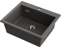 Кухонная мойка OMOIKIRI Omishima 60-SG Matt 4997545 60x51 керамическая, stone grey матовый