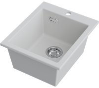 Кухонная мойка OMOIKIRI Omishima 41-WH Matt 4997547 41x51 керамическая, белый матовый
