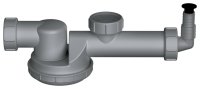 Сверхплоский сифон OMOIKIRI S-01 4996119, серый