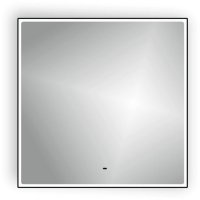 Зеркало с подсветкой Maretti Умбрия UM148080P33EL 80x80, черный, зеркало