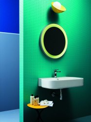 Раковина подвесная Azzura Glaze GLZ275M/SOSP