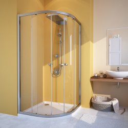 Полукруглый душевой уголок GuteWetter Shape Round GK-864A