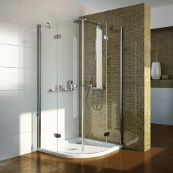Полукруглый душевой уголок GuteWetter Lux Meliori GK-102