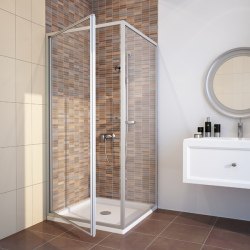 Квадратный душевой уголок GuteWetter Practic Square GK-401