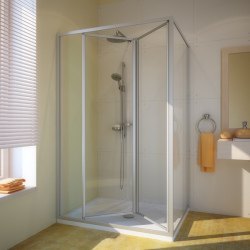 Прямоугольный душевой уголок GuteWetter Practic Rectan GK-404