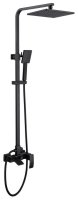 Душевая система Abber Wasserfall AF8616BL, цвет черный матовый