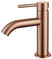 Смеситель для раковины ABBER Wasser Kreis AF8110MRG, розовое золото матовое
