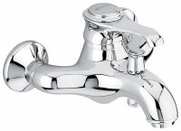Смеситель для ванны Emmevi Tiffany 6001/BO, белый-золото