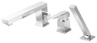 Смеситель на борт ванны Feramolli Cubo CL275, хром