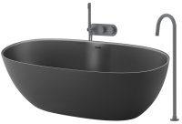Встраиваемый смеситель для ванны Feramolli La élite GSL5S, графит