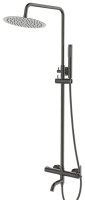 Душевая система ESKO Bangkok Gun metal ST250BGGM, оружейная сталь