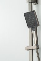 Душевая система FRAP H91-9 F2491-9, оружейная сталь