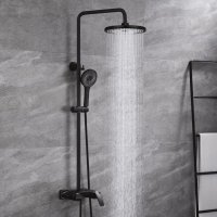 Душевая система Rose FALSE R1136H, черный