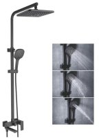 Душевая система Rose FALSE R2836H, черный