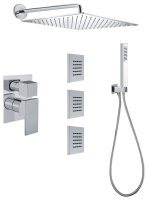 Душевая система Webert Pegaso PE890104015 встраиваемая, хром