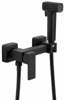 Гигиенический душ FRAP H91-6 F7591-6 со смесителем, черный