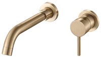 Смеситель для раковины ESKO FALSE SM28Gold встраиваемый, золотой сатин