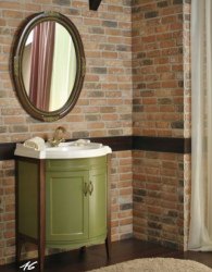 Комплект мебели для ванной комнаты Атолл Неаполь