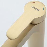 Смеситель для раковины GAPPO G99-3 G1099-83, золотой сатин