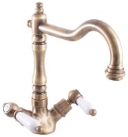 Смеситель для раковины Rav Slezak Morava Eco MK520.5/8SM, бронза