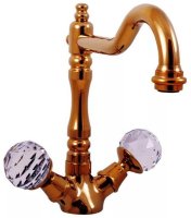 Смеситель для раковины Rav Slezak Brilliance BRILLIANCE121.5/8SM, бронза