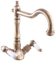 Смеситель для раковины Rav Slezak Morava MK521.5/8SM, бронза