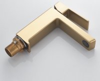 Смеситель для раковины Rose FALSE R1801G-1, золотой сатин