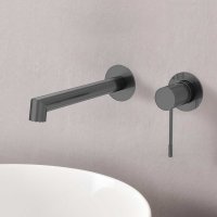 Смеситель для раковины Vincea Desire VBFW-1D1GM, вороненая сталь