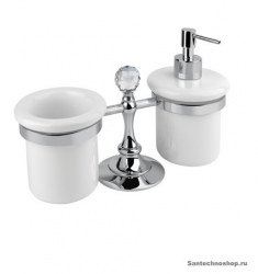 Стакан и дозатор Cezares OLIMP-TDT-Sw