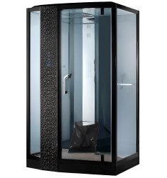 Душевая кабина Orans SR-89105LS Black 120x90 с гидромассажем и хамамом