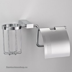 Бумагодержатель с держателем освежителя Schein Swing 326E