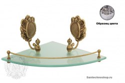 Угловая стеклянная полка Migliore Cleopatra ML.PRO-60.761
