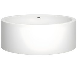 Ванна Salini Isola 200x200 из искусственного камня, круглая, отдельностоящая