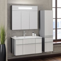 Комплект мебели Opadiris Смайл Кристалл 90