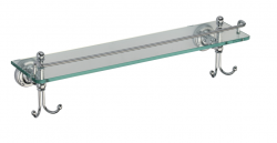 Полка с крючками Ganzer GZ31007