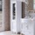 Пенал для ванной Tiffany World «Veronica Nuovo VER2050» белый, петли слева