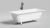 Ванна из искусственного камня Salini Orlanda Axis 180x80