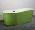 Отдельностоящая акриловая ванна Swedbe Vita 8800G 170x80 зеленая