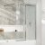 Шторка на ванну Ambassador Bath Screens 16041117 90х140, хромированный профиль