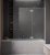 Шторка на ванну Radaway Essenza II PND 110x150, профиль хромированный